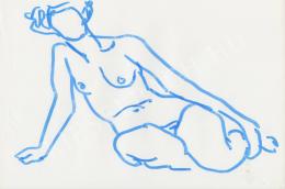  Rózsahegyi, György - Leaning Nude (c. 1975)